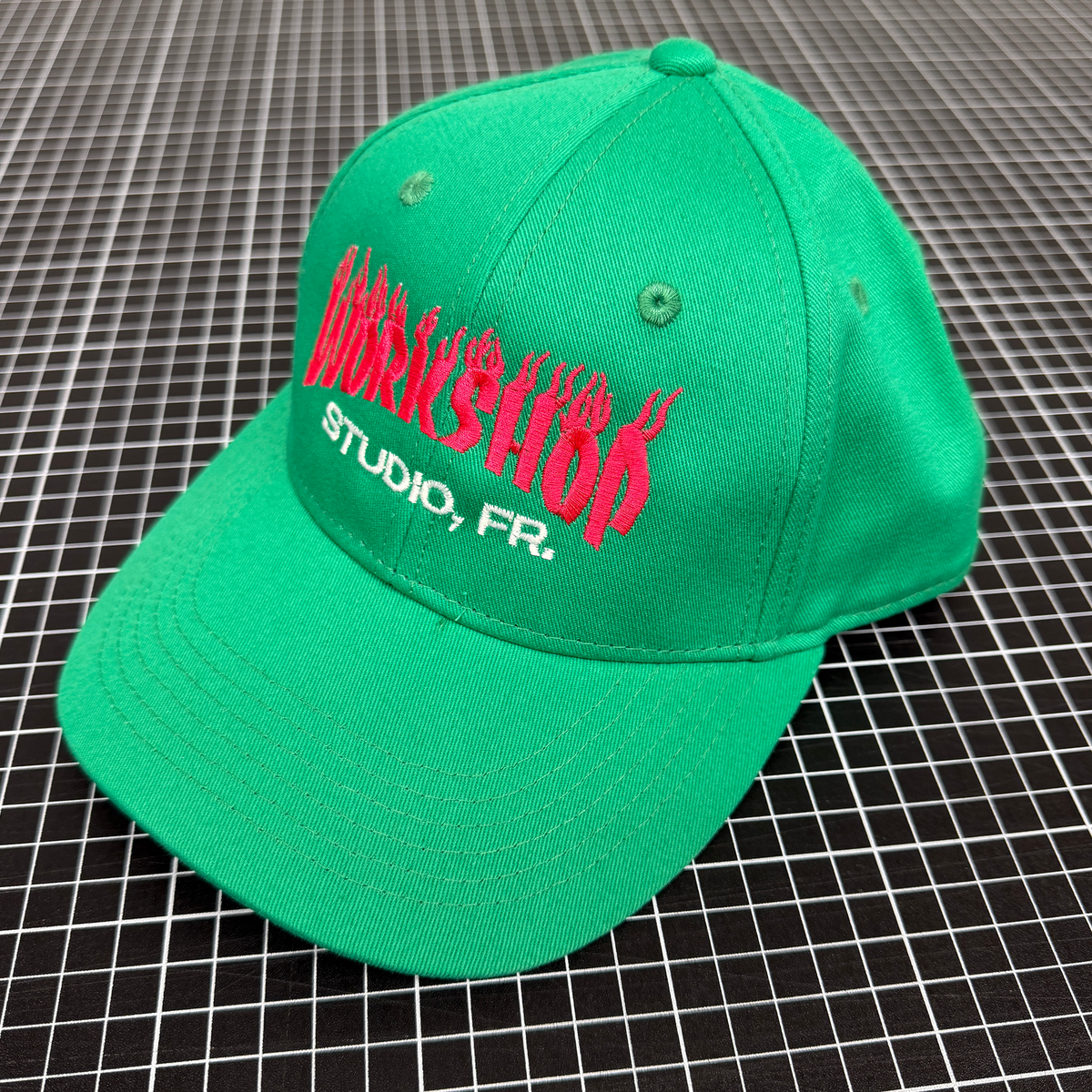 Casquette Snapback WS - Pink Flamming - Vert