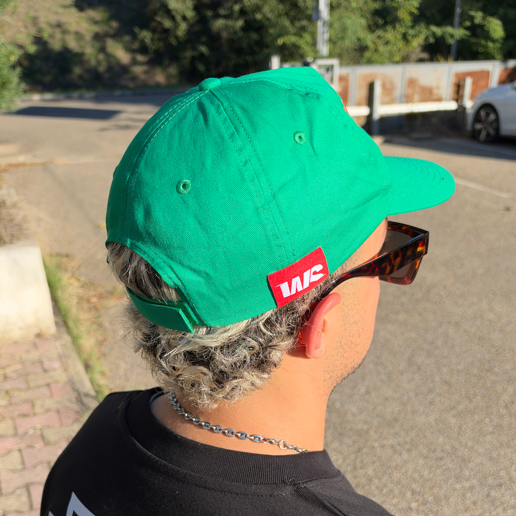 Casquette Snapback WS - Pink Flamming - Vert