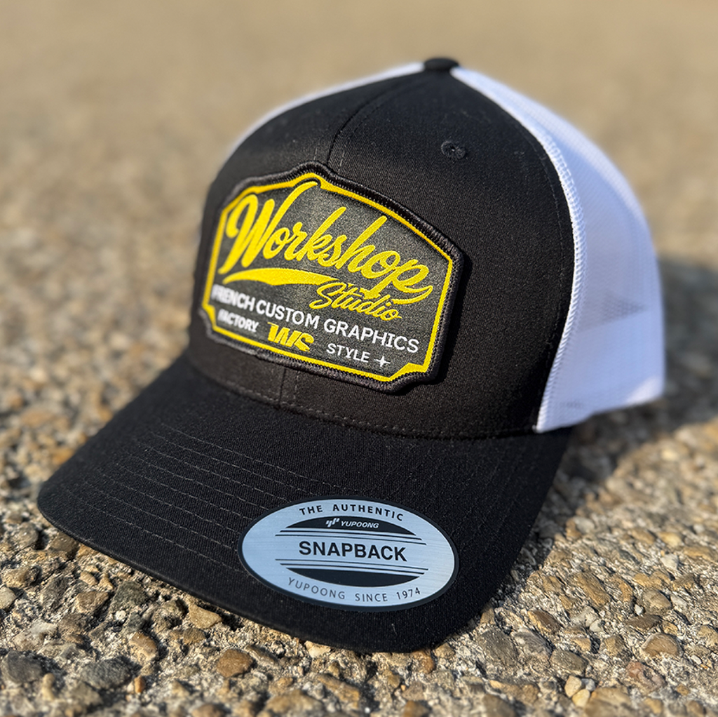 Casquette Snapback Trucker WS - Ecusson - Noir