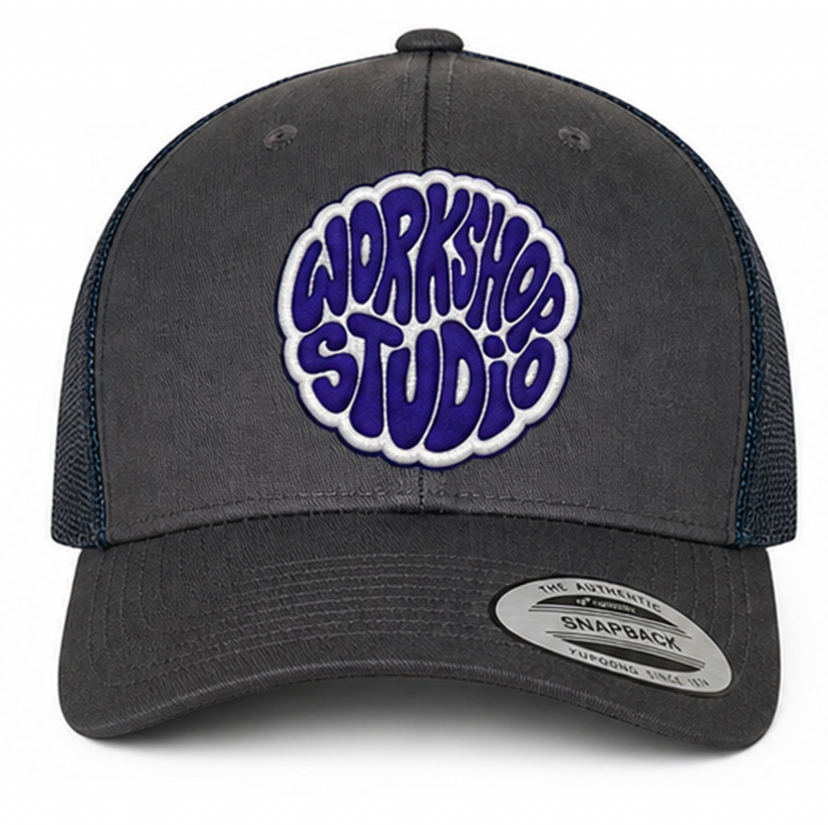 Casquette Snapback Trucker WS - Bubble - Gris/Navy