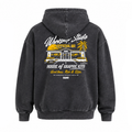 Sweat à Capuche WS - Noir Délavé - WS Official QG